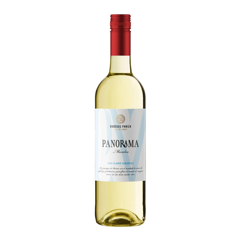 Wino Panorama Macabeo Blanco Semi-Dulce 12,5% białe półsłodkie 750 ml