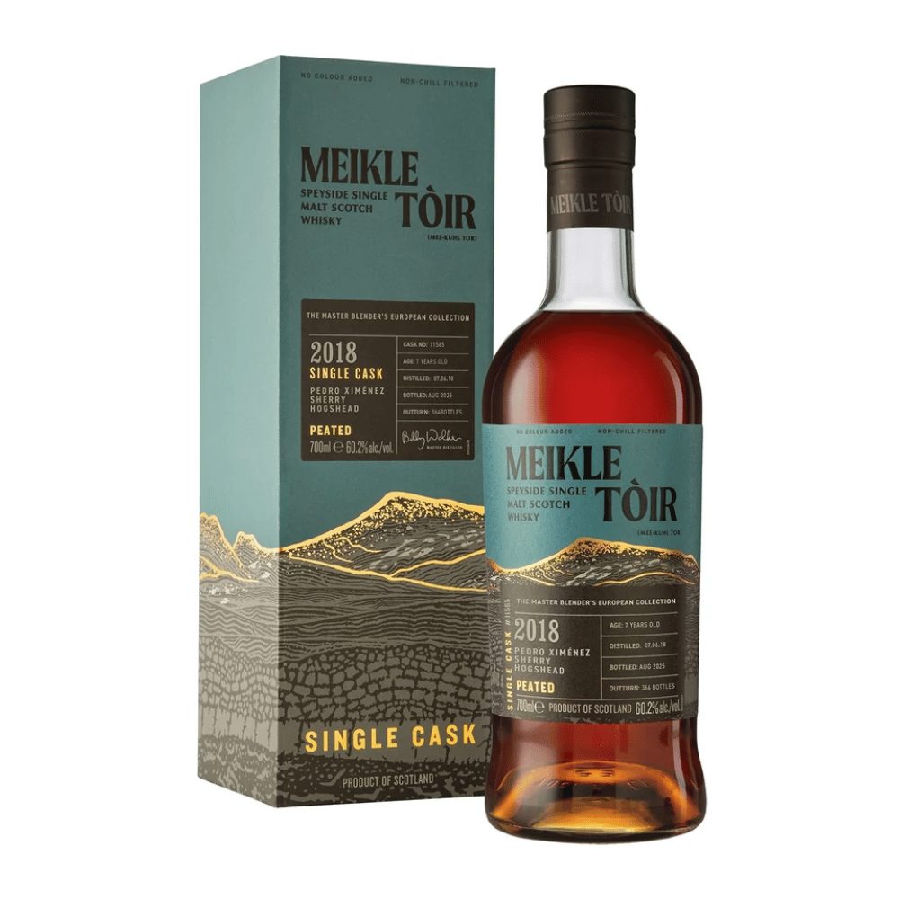Whisky Meikle Toir 2018 Bourbon Cask Cask 6391 60,2% 700 ml