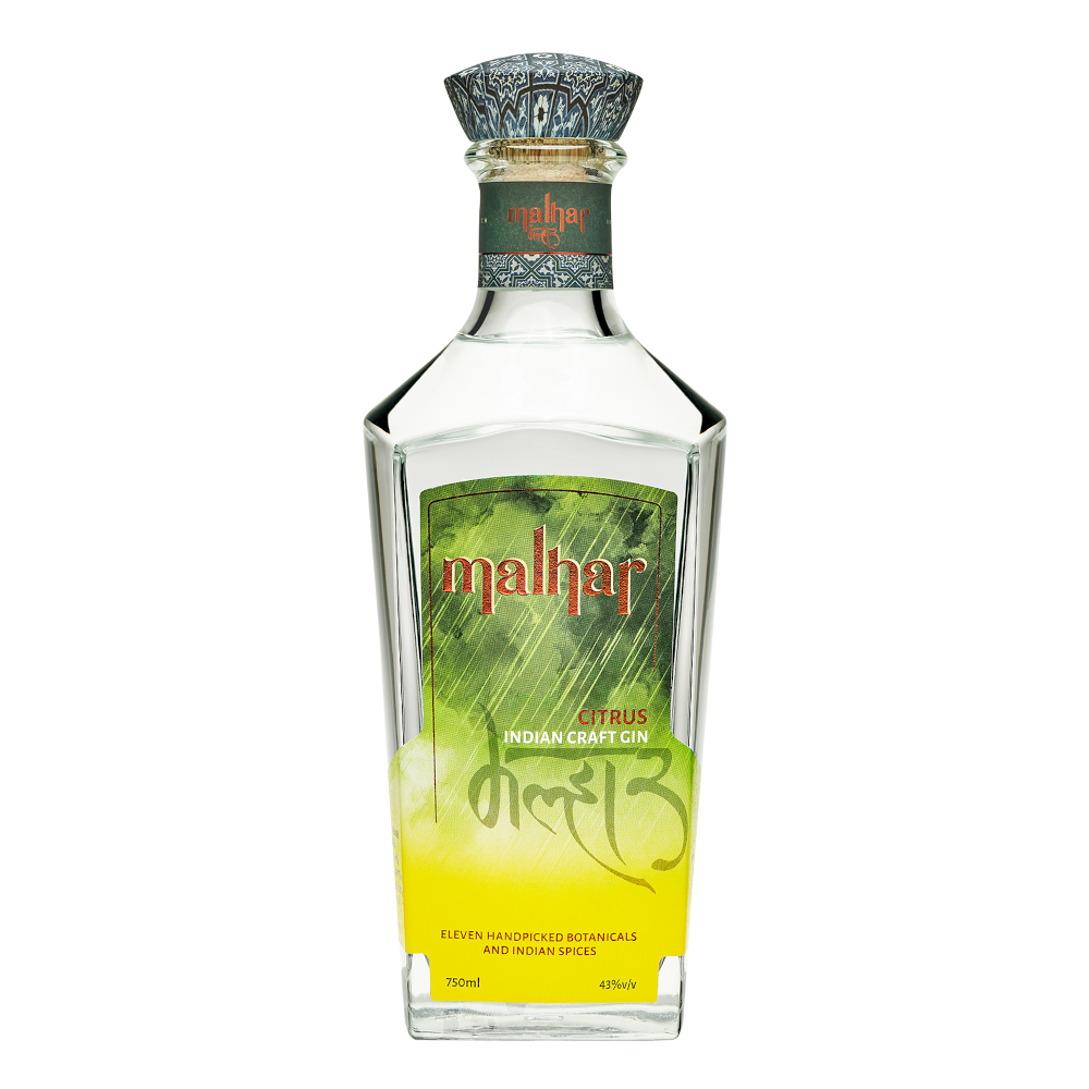 Gin Malhar Citrus Indian 42% 700 ml