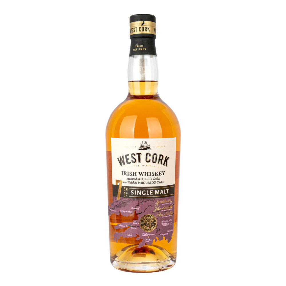 Whisky West Cork Single Malt 7 YO 46% 700 ml