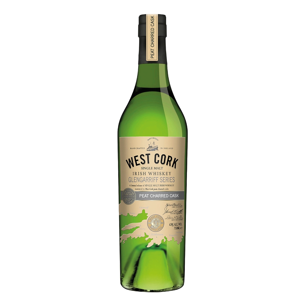 Whisky West Cork Glengarriff Peat Charred Cask 43% 700 ml