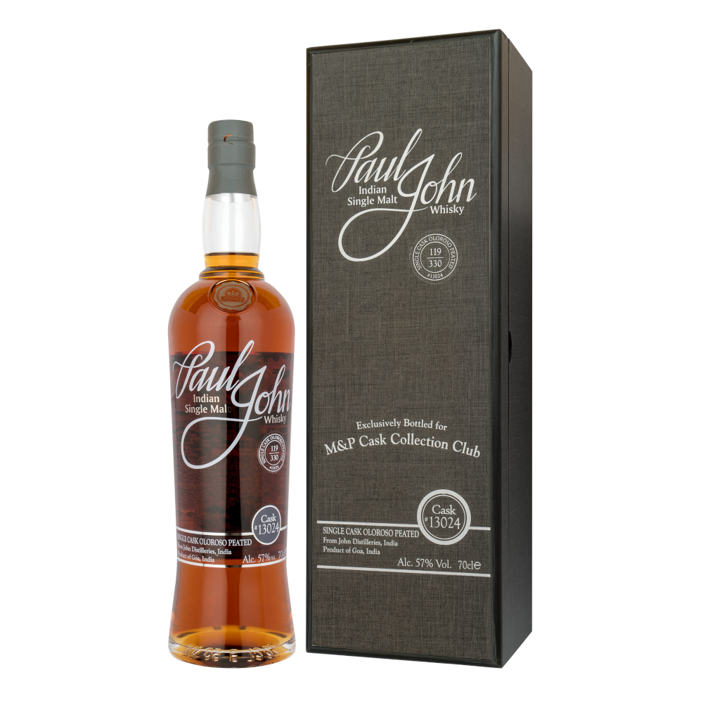 Whisky Paul John Oloroso Peated 57% 700 ml