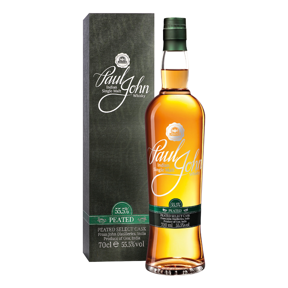 Whisky Paul John Single Malt Cask Peated 55,5% 700 ml
