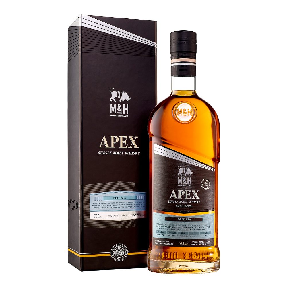 Whisky M&H Apex Dead Dea Single Malt 55,5% 700 ml