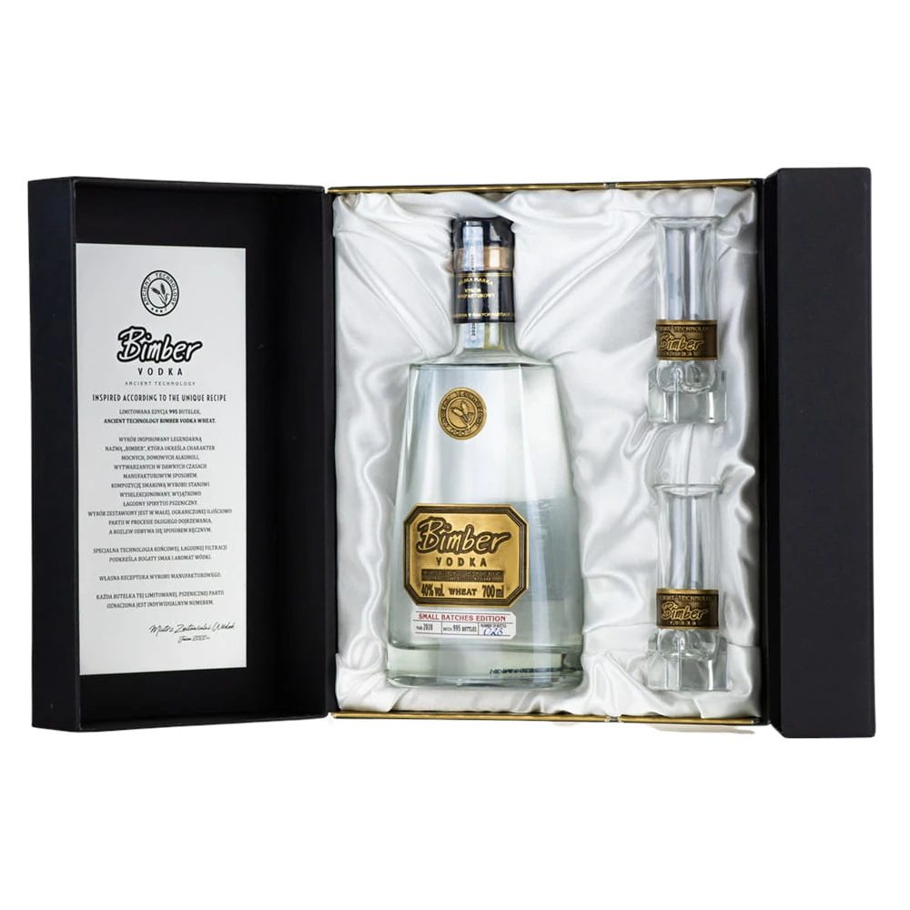 Wódka Bimber Small Batches Edition + 2 kieliszki 40% 700 ml