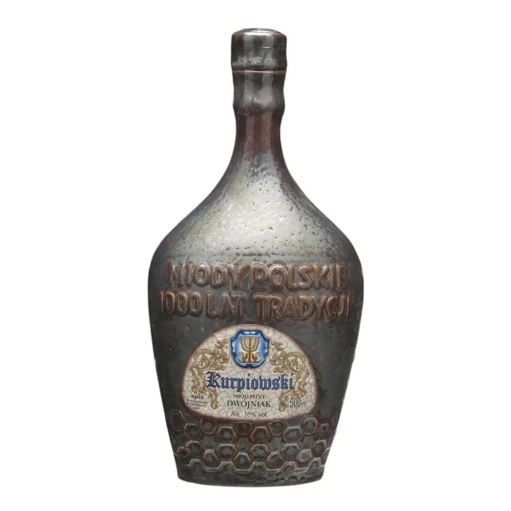 Miód Pitny Dwójniak Kurpiowski w kamionce 16% 500 ml