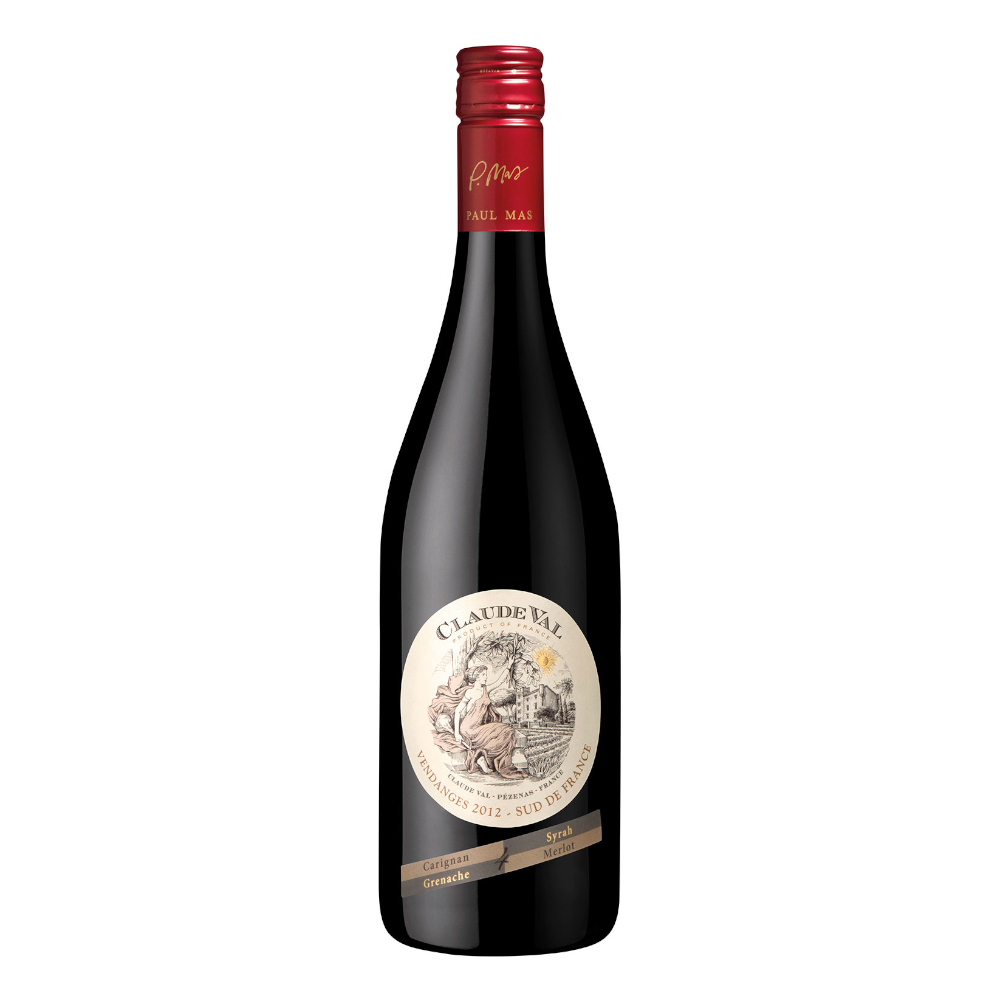 Wino Claude Val Rouge 13% czerwone wytrawne 750 ml