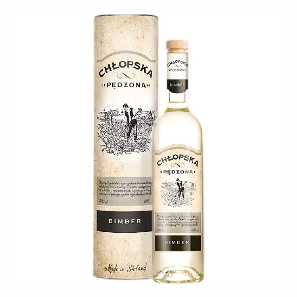 Wódka Chłopska Pędzona Bimber 43% 500 ml tuba