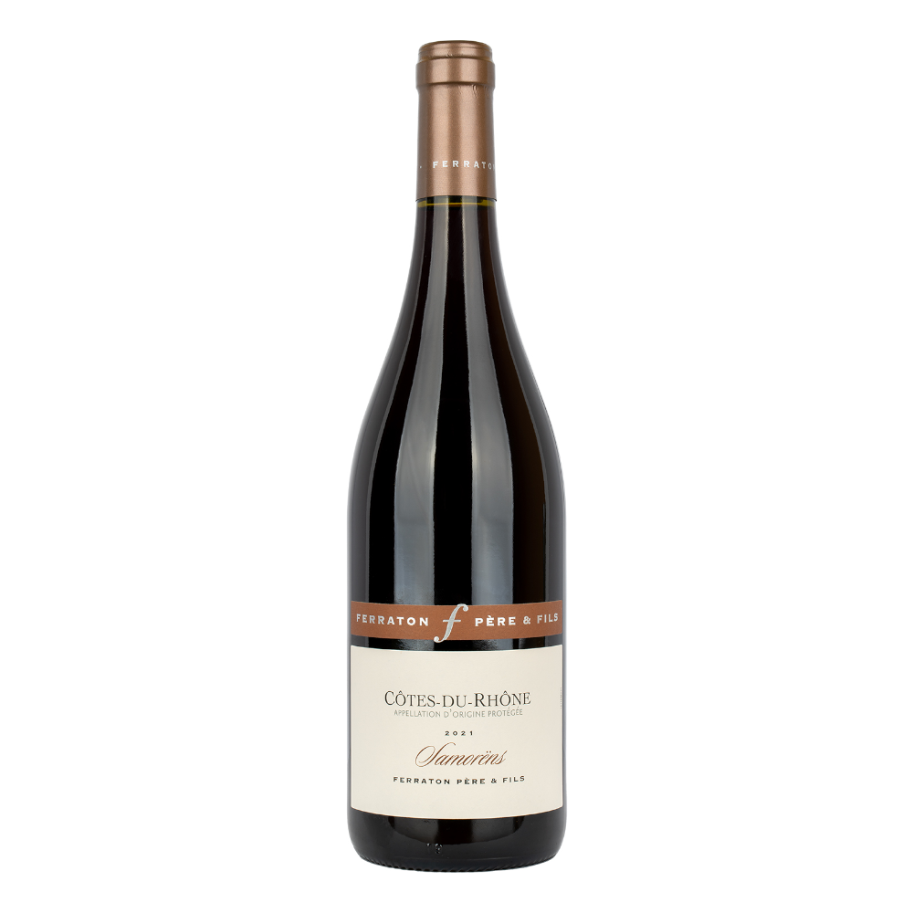Wino Ferraton Cotes Du Rhone Samorens Rouge 2023 14% czerwone wytrawne 750 ml