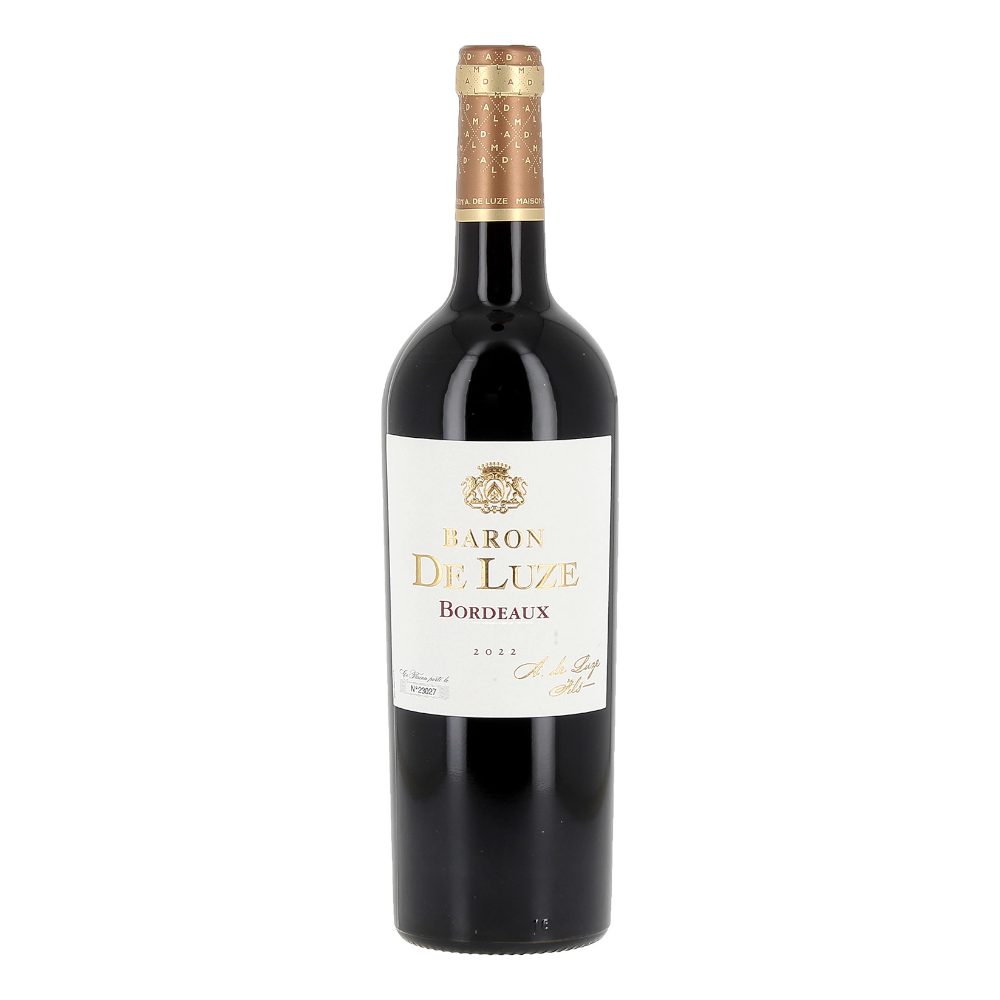 Wino Baron De Luze Bordeaux Cabernet Sauvignon - Merlot 2023 13,5% czerwone wytrawne 750 ml