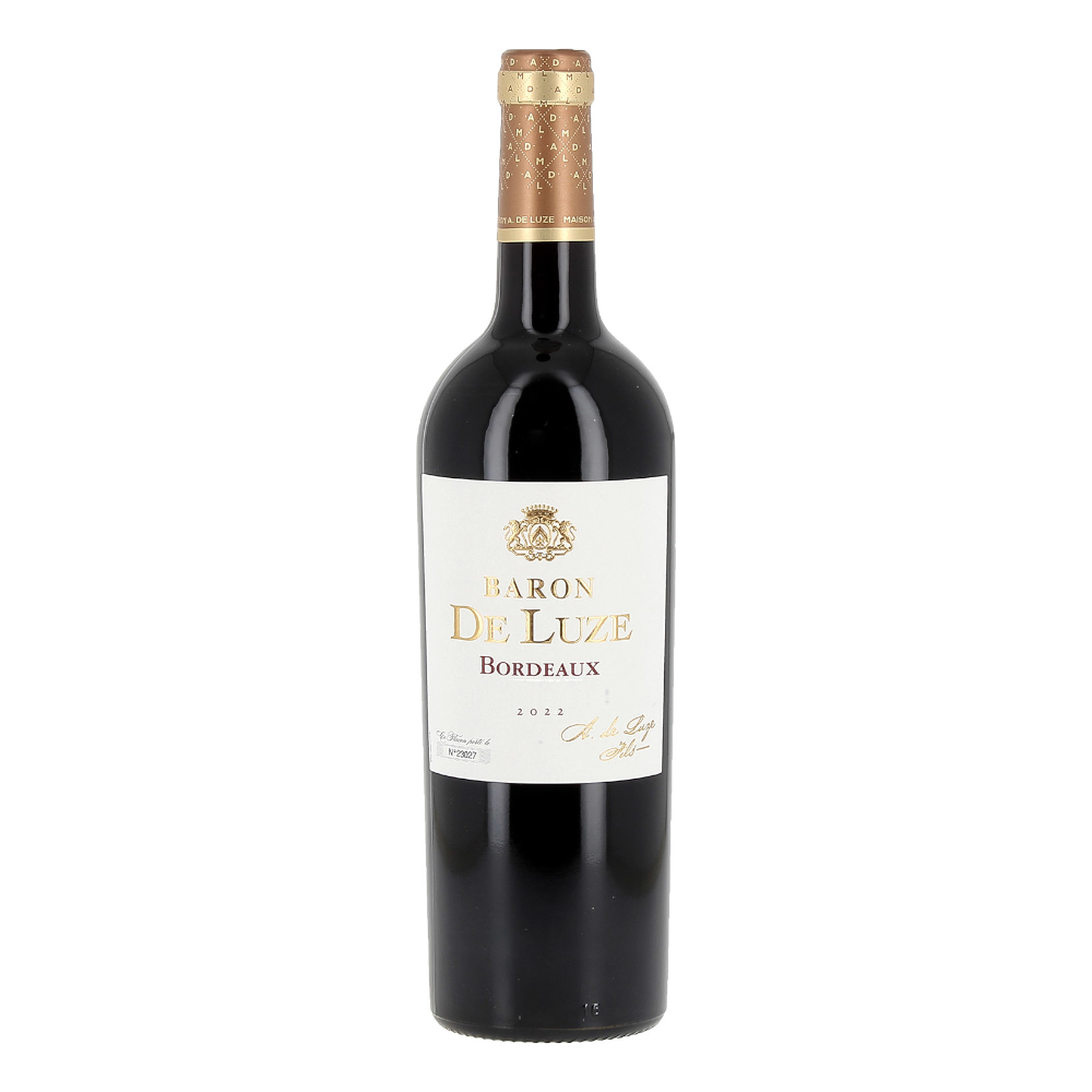 Wino Baron De Luze Bordeaux Cabernet Sauvignon - Merlot 2023 13,5% czerwone wytrawne 750 ml