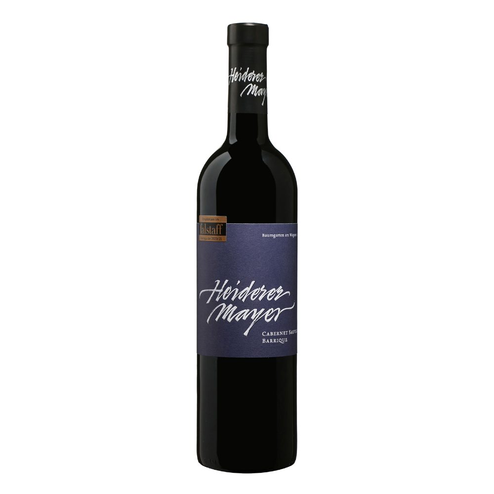 Wino Heiderer Cabernet Sauvignon Barrique 2022 13% czerwone wytrawne 750 ml