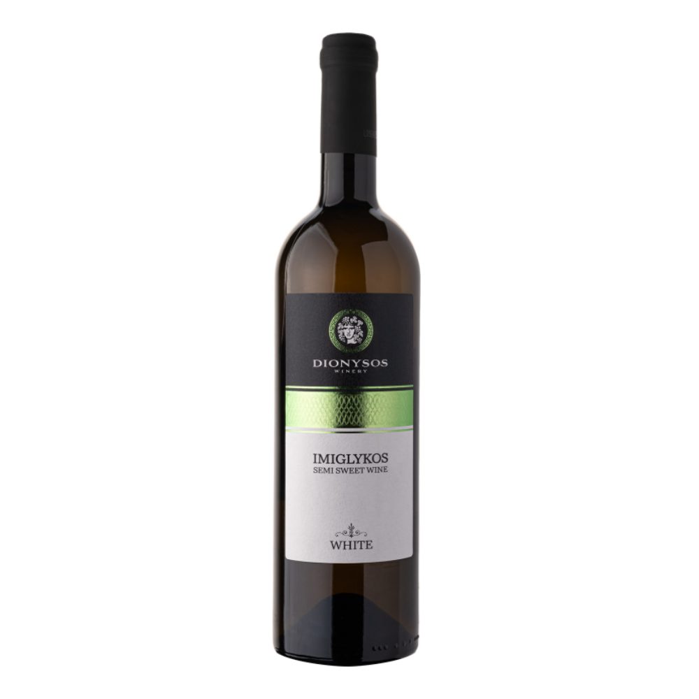 Dionysos Imiglykos White Semi Sweet 11% białe półsłodkie 750 ml