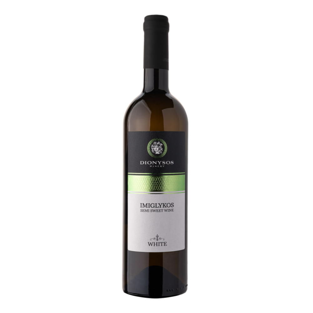Dionysos Imiglykos White Semi Sweet 11% białe półsłodkie 750 ml