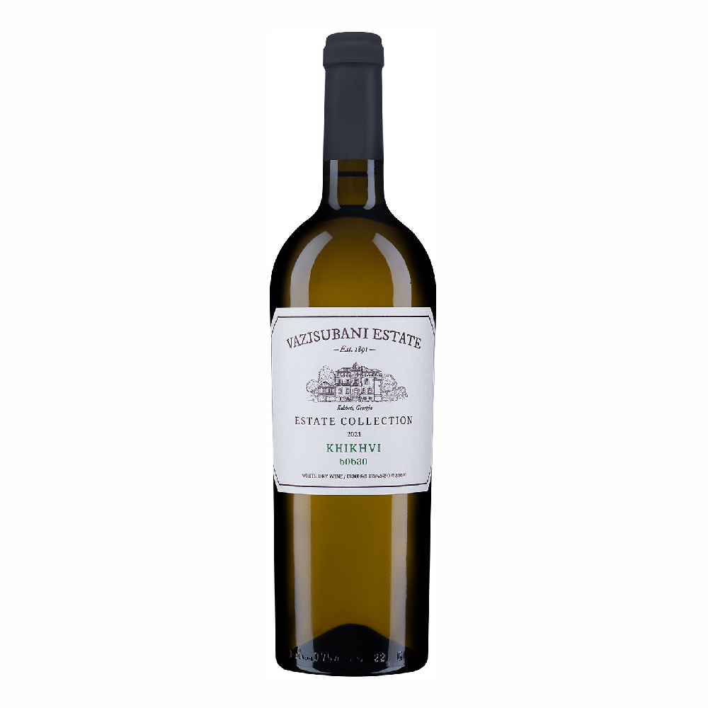 Wino Vazisubani Estate Collection Khikhvi 14% białe wytrawne 750 ml