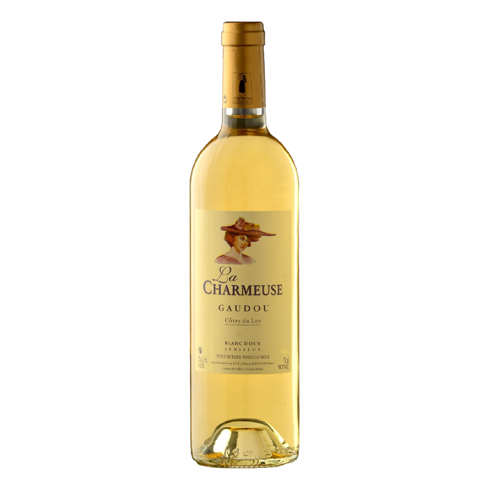 Wino Gaudou La Charmeuse 13% białe słodkie 750 ml