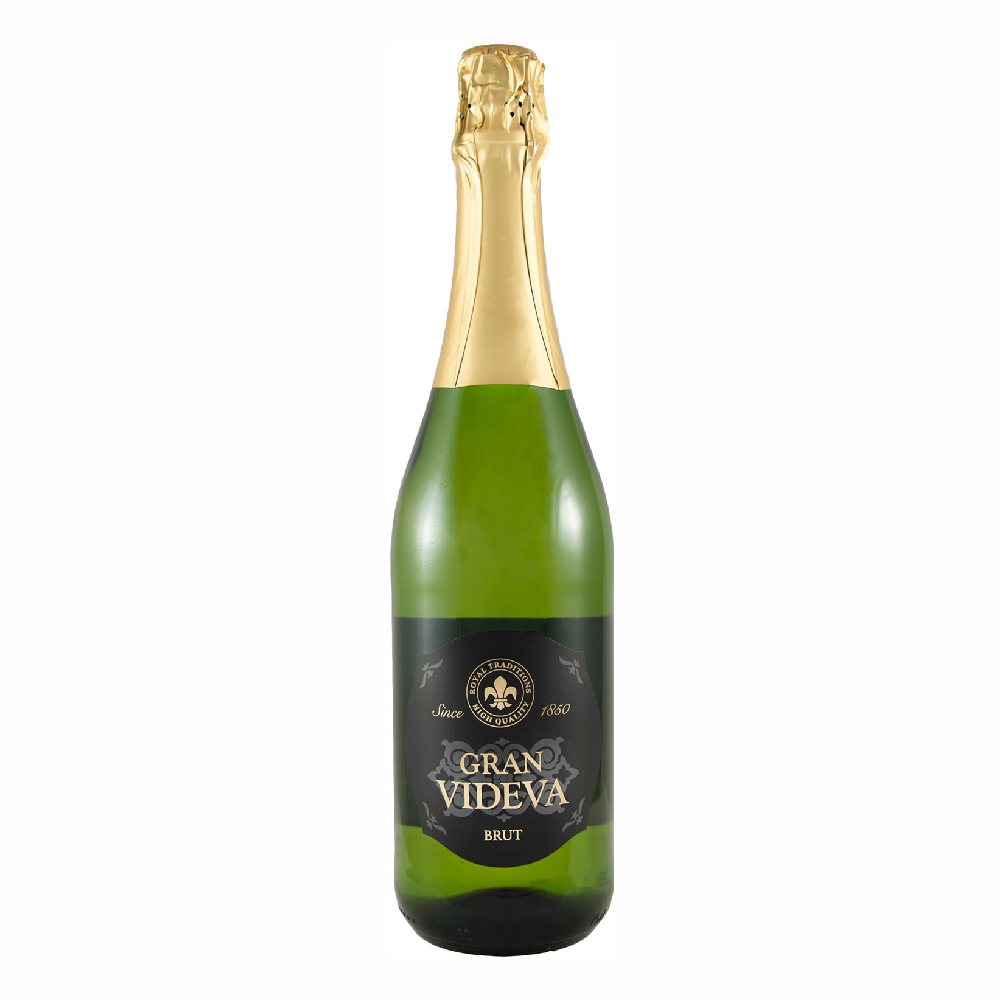 Wino musujące Gran Videva Brut 10% białe wytrawne 750 ml