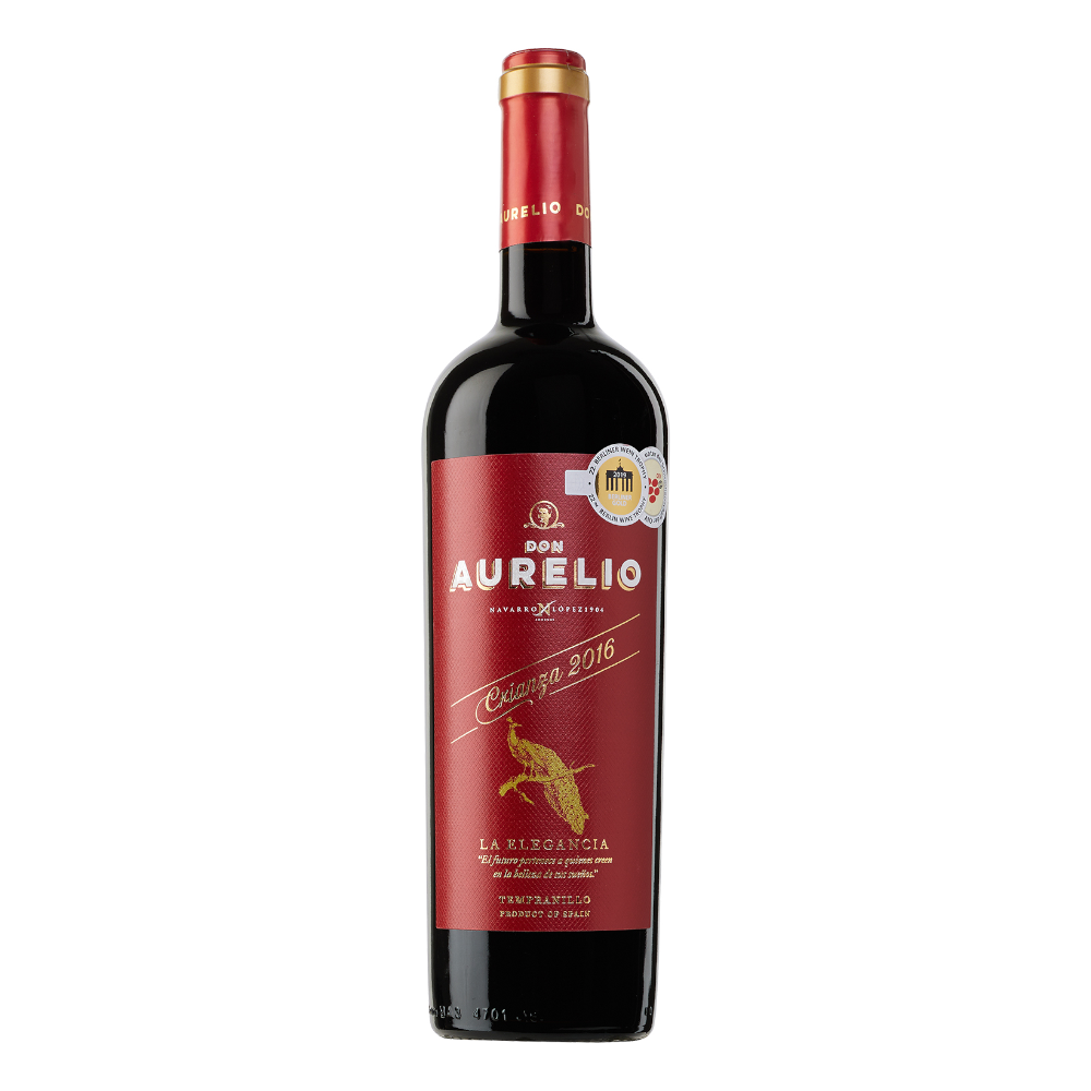 Wino Don Aurelio Crianza La Elegancia 2019 13.5% czerwone wytrawne 750 ml