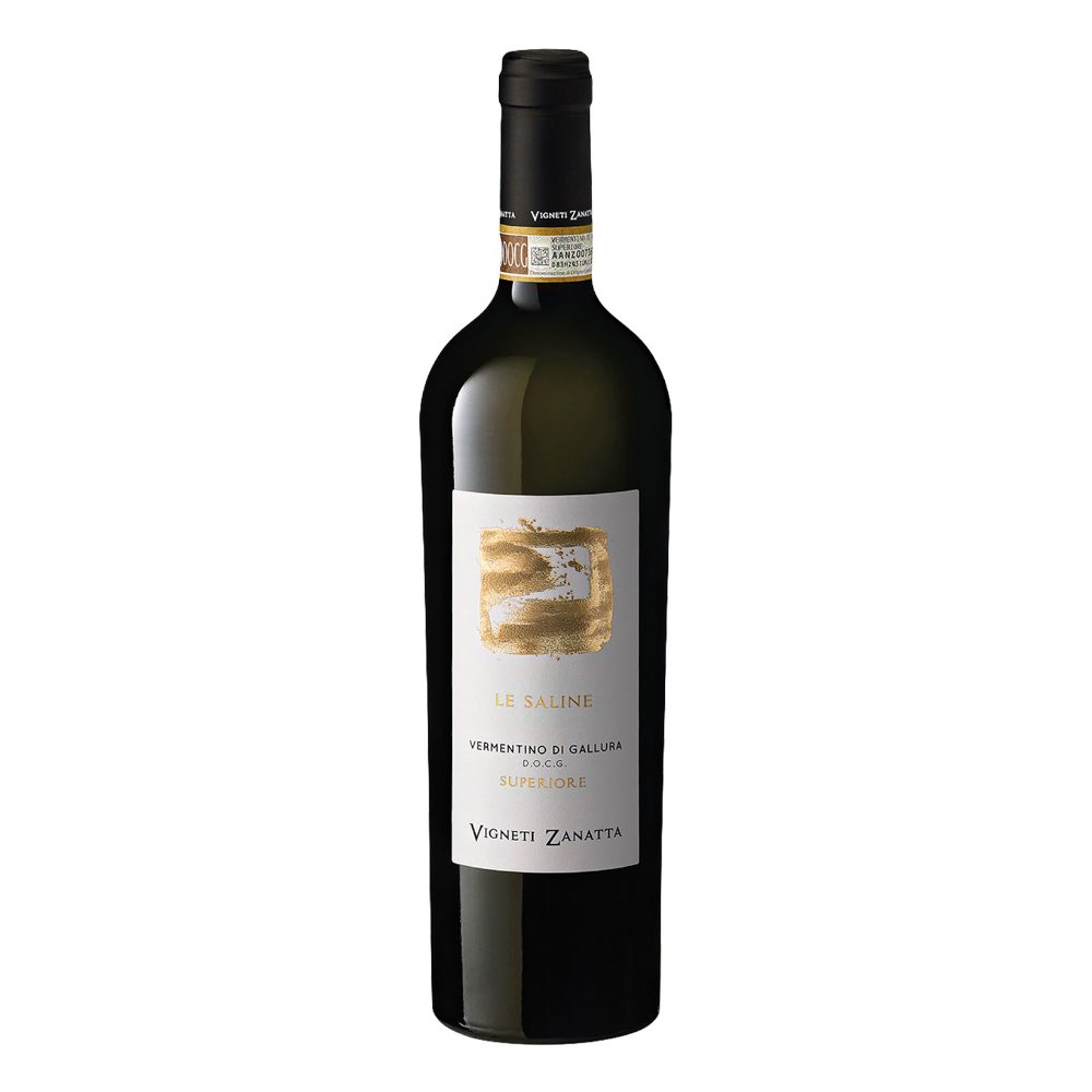 Wino Vigneti Zanatta Le Saline Vermentino Di Gallura Superiore 2022 14% białe wytrawne 750 ml