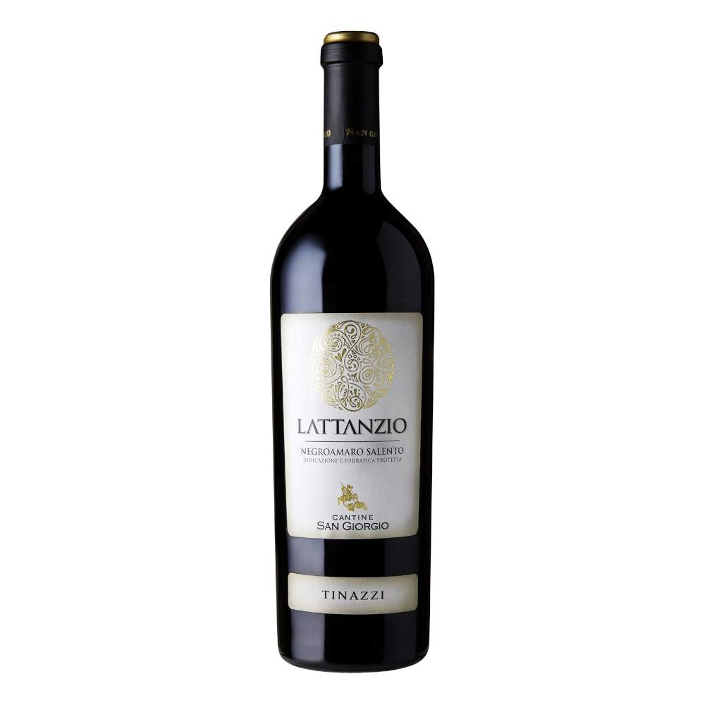 Wino Lattanzio Negroamaro Salento Giorgio 2022 15% czerwone wytrawne 750 ml
