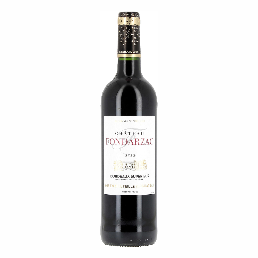 Wino Chateau Fondarzac Bordeaux Superieur Red 2022 13% czerwone wytrawne 750 ml
