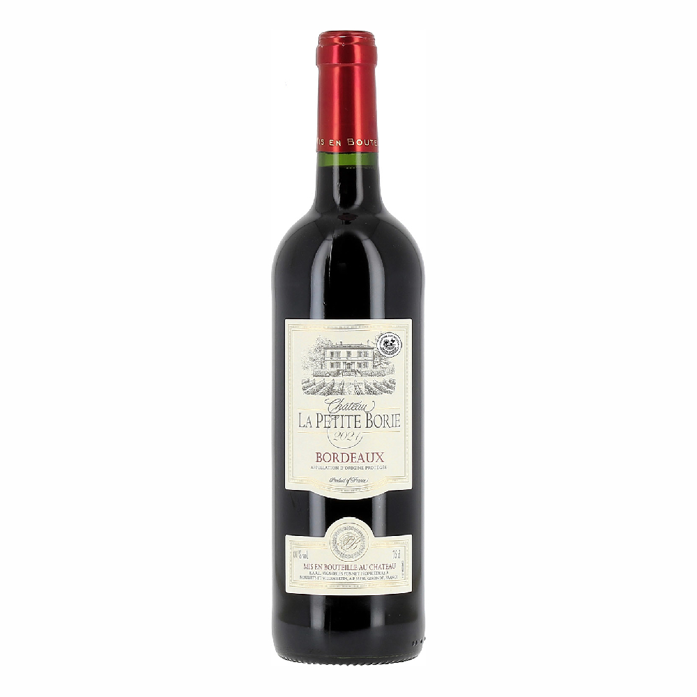 Wino Chateau La Petit Borie Bordeaux 2021 12,5% czerwone wytrawne 750 ml