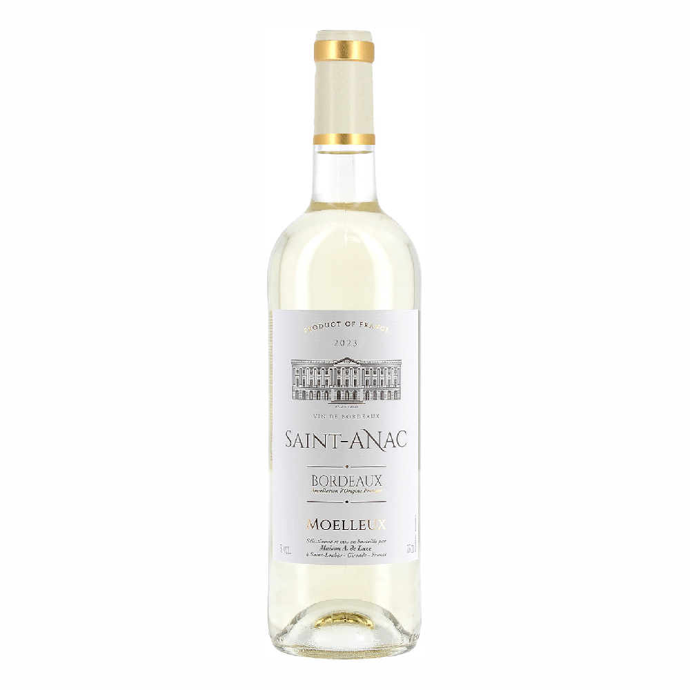 Wino Saint-Anac Bordeaux Moelleux Blanc 11% białe słodkie 750 ml