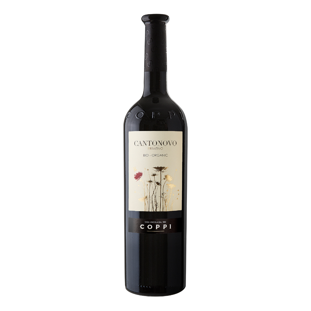 Wino Coppi Cantonovo Primitivo 2020 13% czerwone wytrawne 750 ml