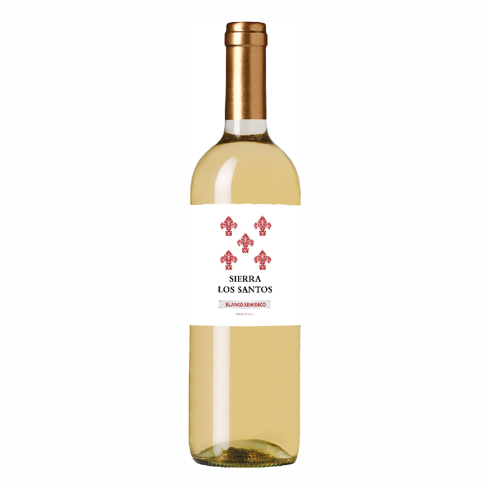 Wino Sierra Los Santos Blanco Semi Secco 11% białe półwytrawne 750 ml