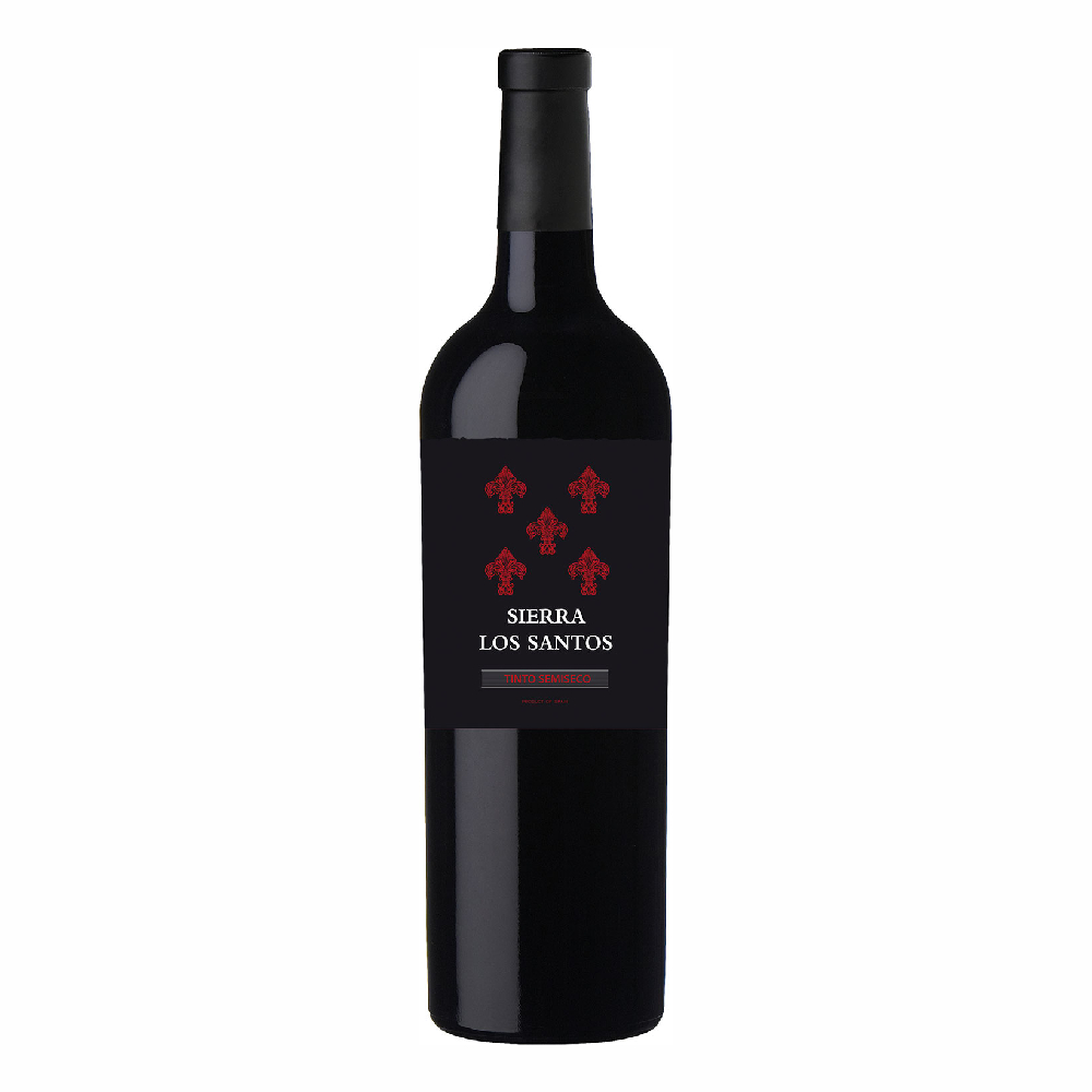 Wino Sierra Los Santos Tinto Semi Secco 11% czerwone półwytrawne 750 ml