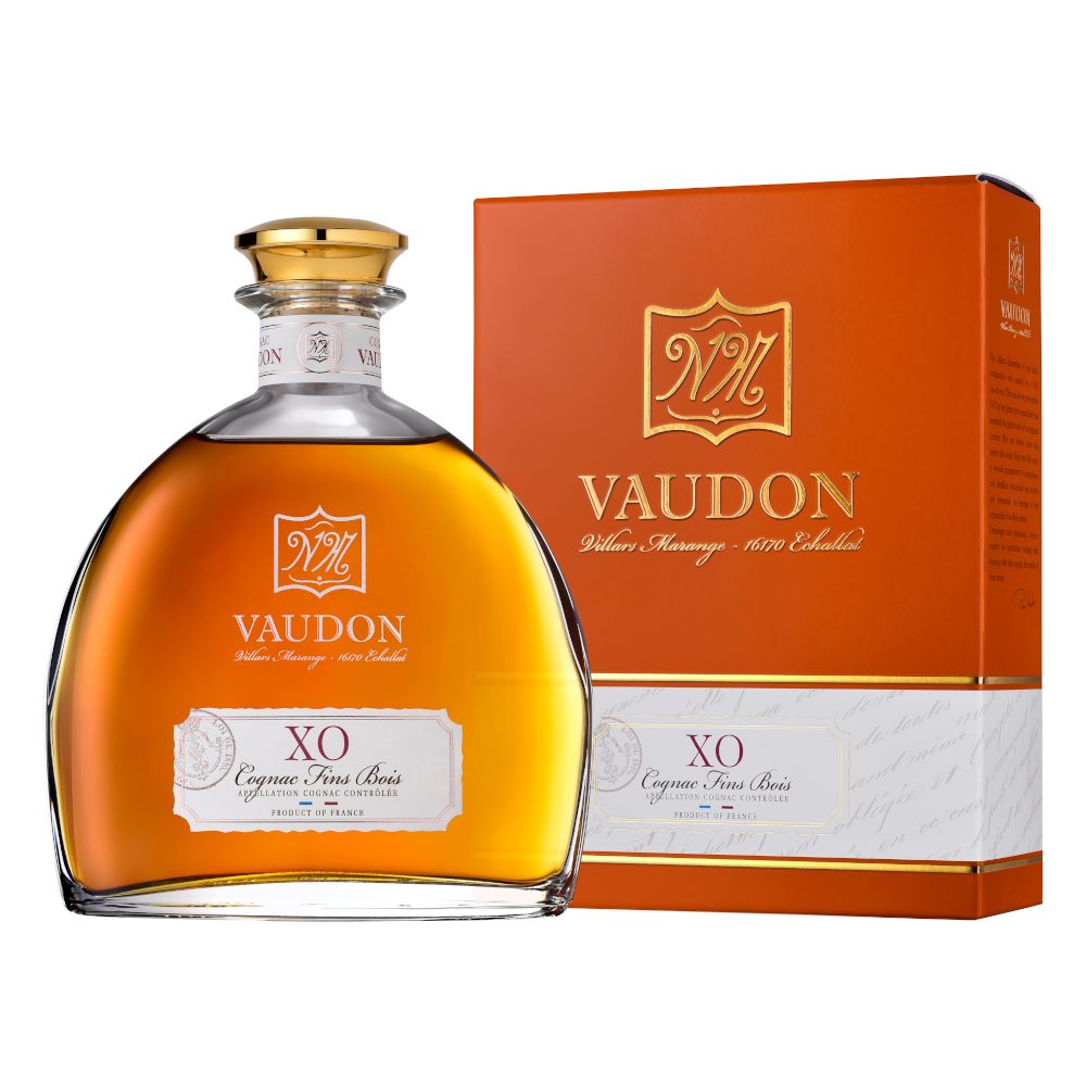 Koniak Vaudon XO Carafe 44% 700 ml kartonik