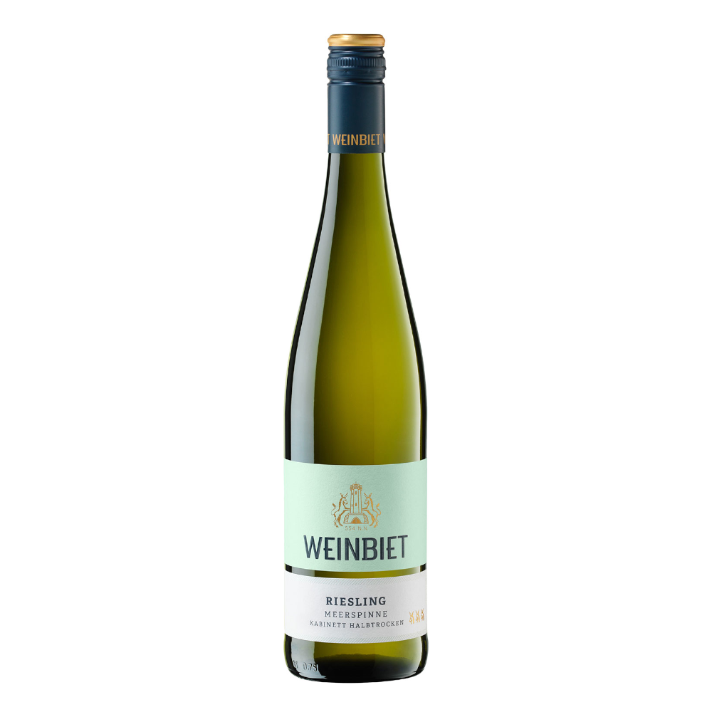 Wino Weinbiet Kerner Meerspinne Halbtrocken 2023 11,5% białe półwytrawne 750 ml