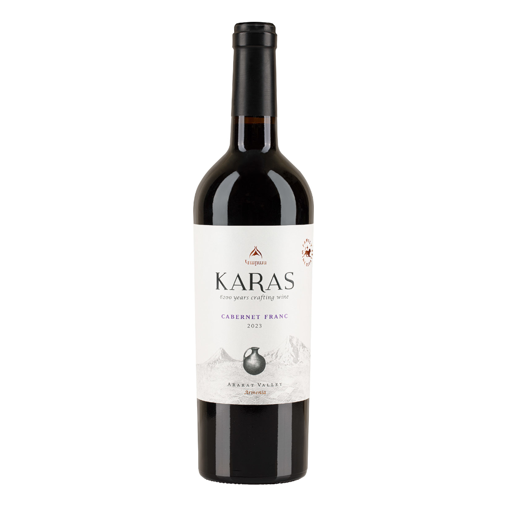 Wino Karas Cabernet Franc 2022 13,5% czerwone wytrawne 750 ml