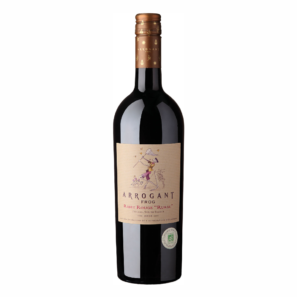 Wino Arrogant Frog Ribet Rouge Rural Organic 2023 13,5% czerwone wytrawne 750 ml