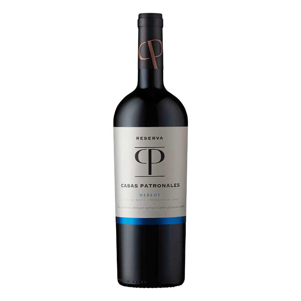 Wino Casas Patronales Reserva Merlot 2022 14% czerwone wytrawne 750 ml