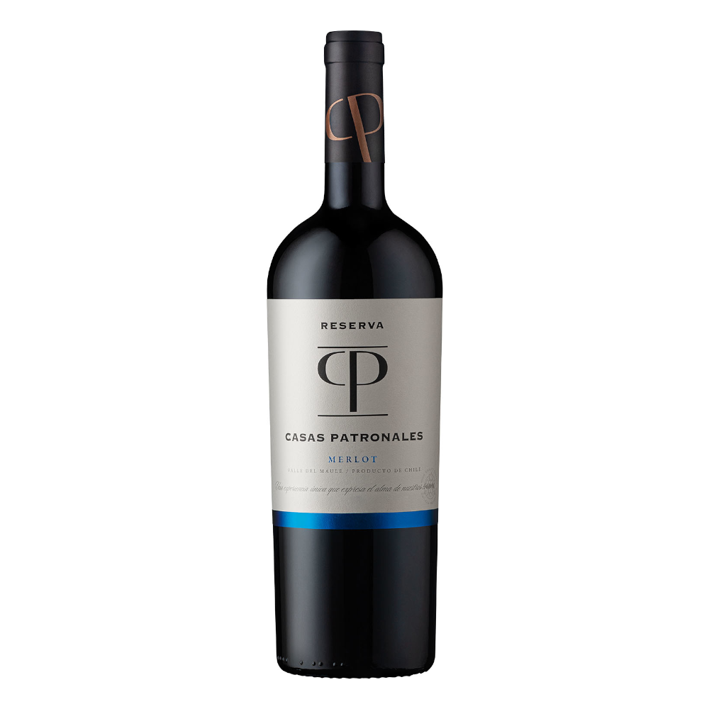 Wino Casas Patronales Reserva Merlot 2022 14% czerwone wytrawne 750 ml