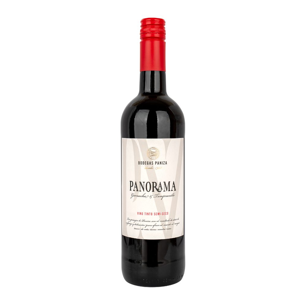Wino Panorama Garnacha&Tempranilo Tinto Semi- Seco 14 % Czerwone Półwytrawne 750 ml
