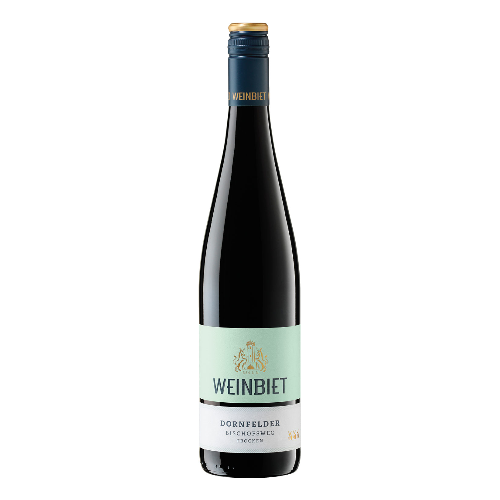 Wino Weinbiet Bischofsweg Dornfelder Trocken 2021 13% czerwone wytrawne 750 ml