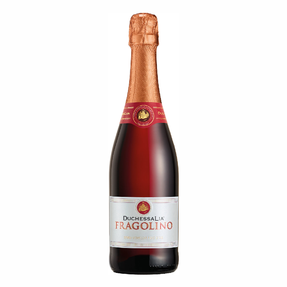 Wino musujące Duchessa Lia Fragolino 7% czerwone słodkie 750 ml