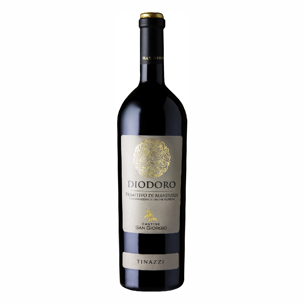 Wino Diodoro Primitivo Di Manduria San Giorgio 2022 15% czerwone wytrawne 750 ml