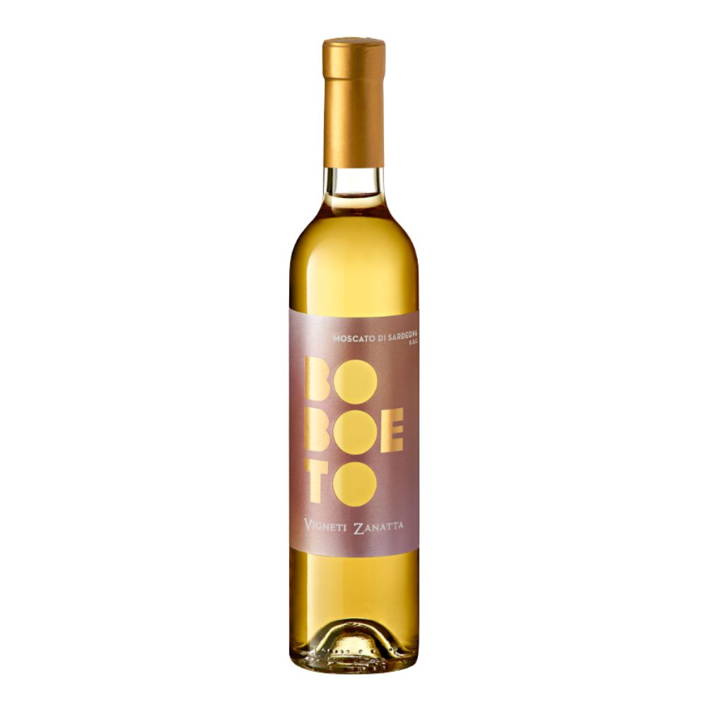 Wino Zanatta Boboeto Moscato Di Sardegna 2020 15% białe słodkie 500 ml