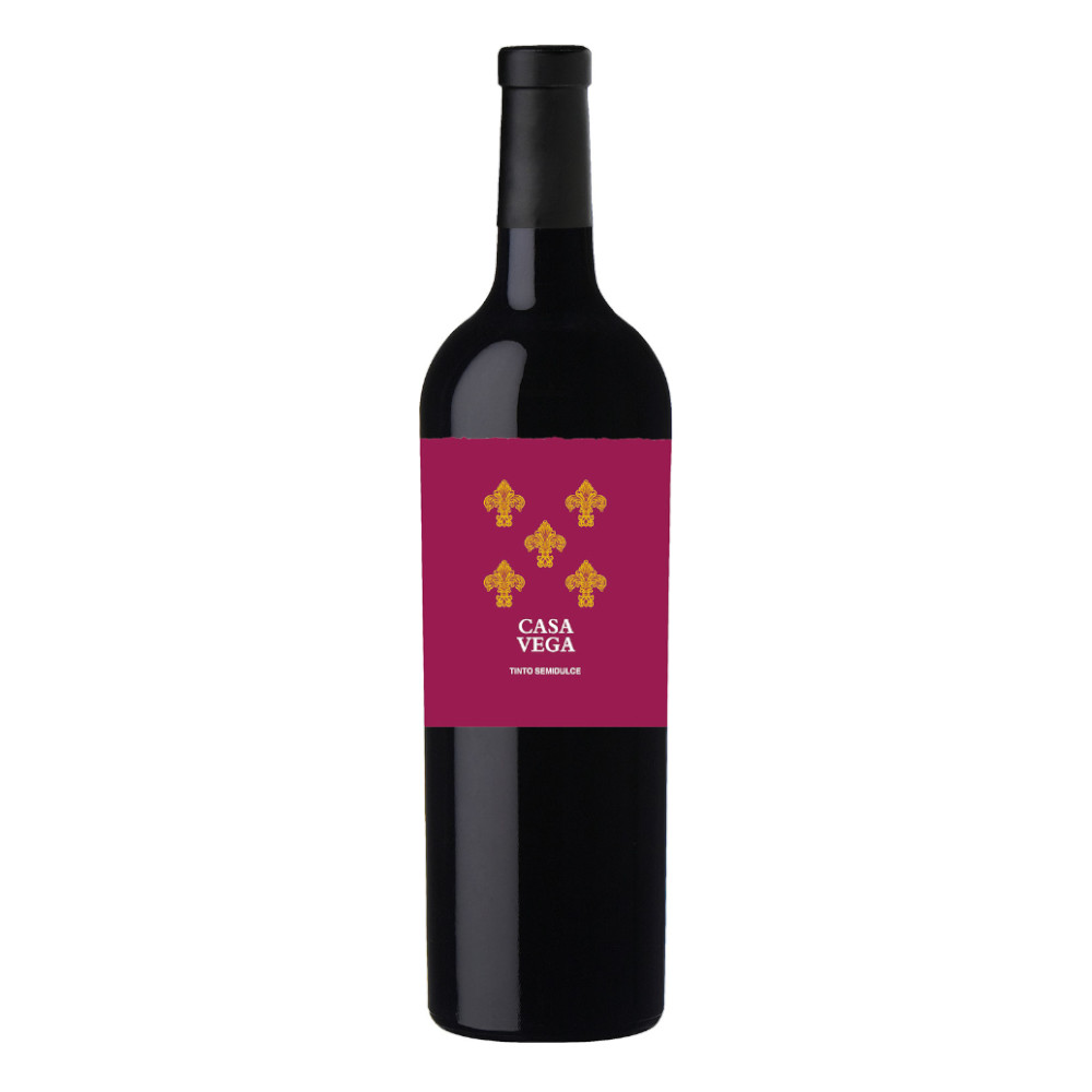 Wino Casa Vega Tinto Semi Dulce 13% czerwone półsłodkie 750 ml