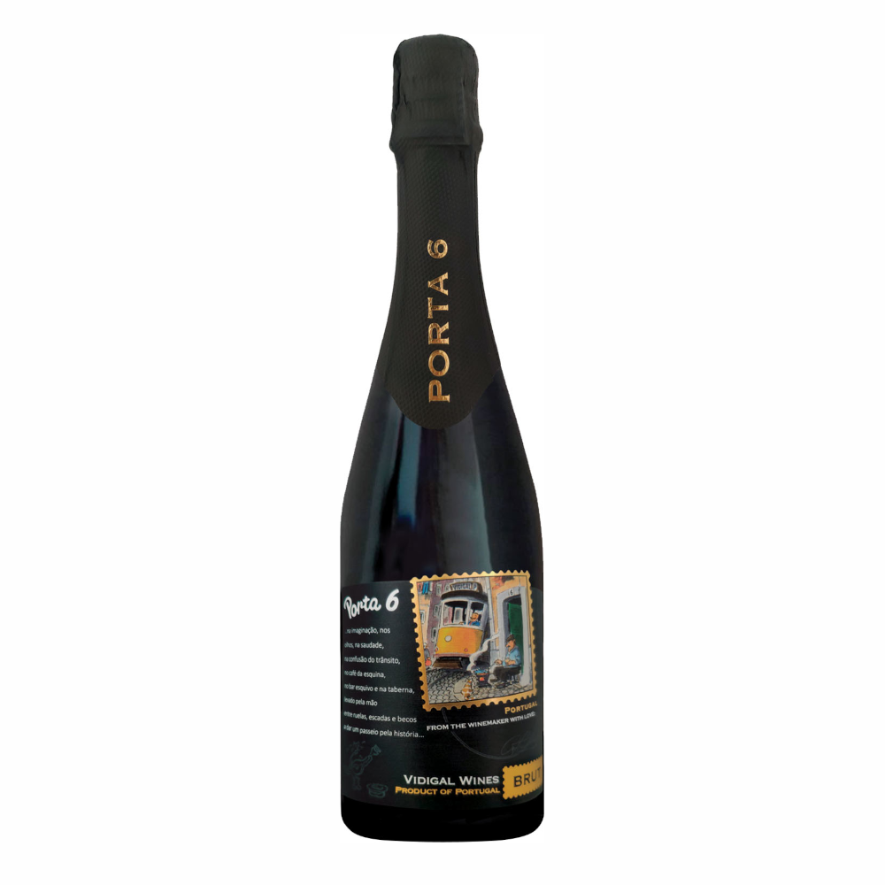Wino Porta 6 BRUT Sparkling Branco 12% białe wytrawne 750 ml