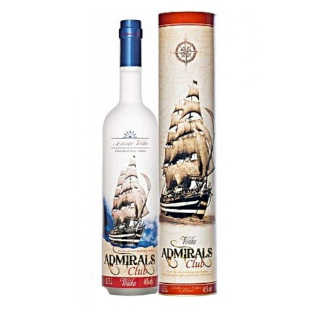 Wódka Admirals Club Wódka 40% 700 ml Tuba