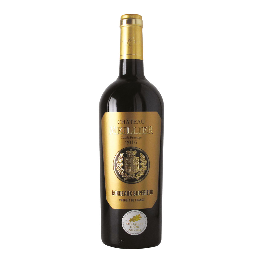 Chateau Meillier Bordeaux Superiore 2019 14% czerwone wytrawne 750 ml