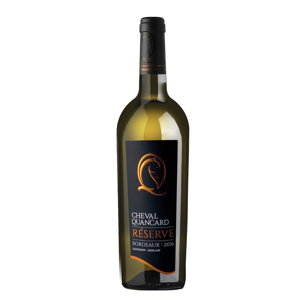 Wino Cheval Quncard Bordeaux Reserve Sauvignon  2021 13,5% białe wytrawne 750 ml