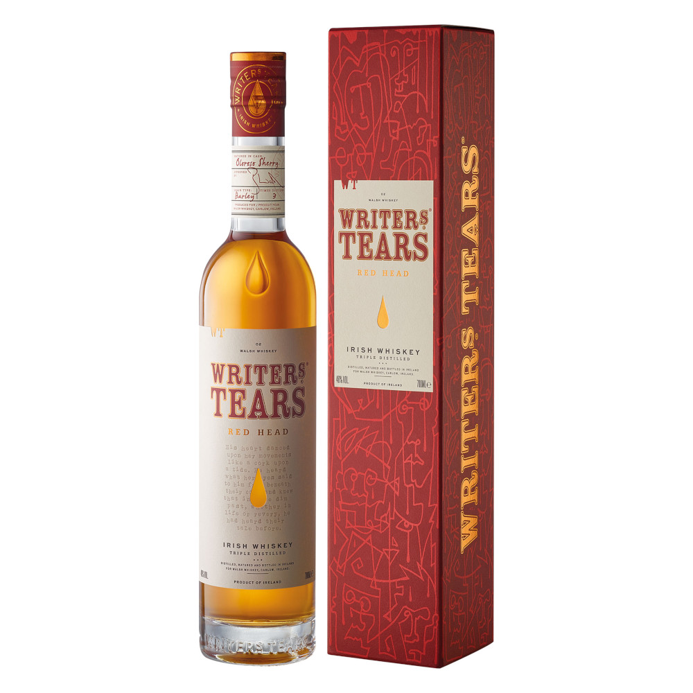 Whisky Writers Tears Red Head 46% 700 ml kartonik