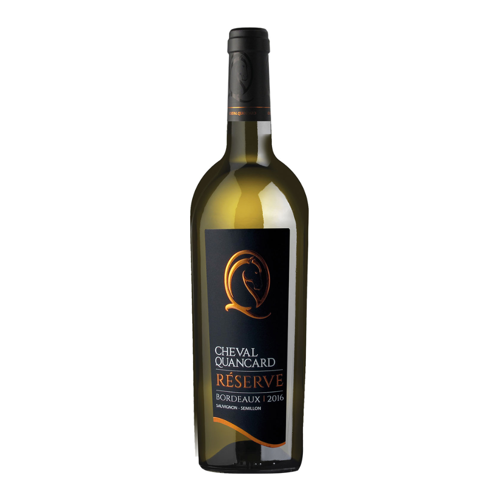 Wino Cheval Quncard Bordeaux Reserve Sauvignon  2021 13,5% białe wytrawne 750 ml