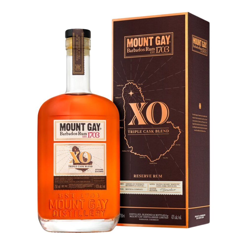 Rum Mount Gay XO Triple Cask 43% 700 ml kartonik